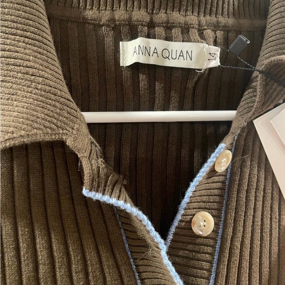 Anna Quan Laurel dress in olive - Picture 4 of 6